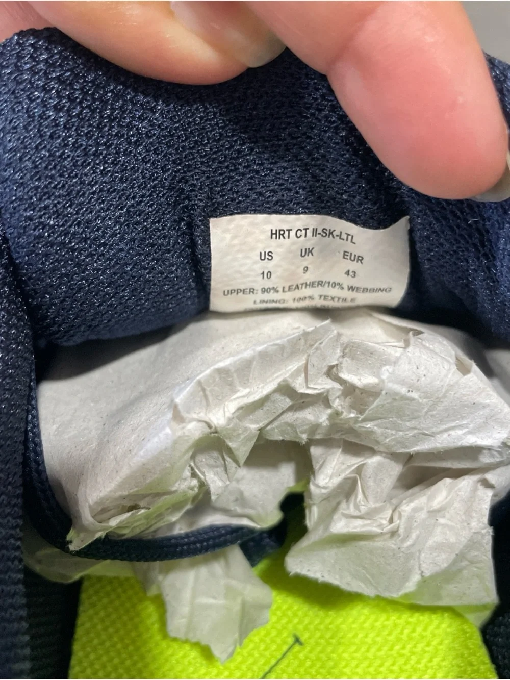 Polo by Ralph Lauren Navy with Neon Yellow Accent Low-Top Sneaker
